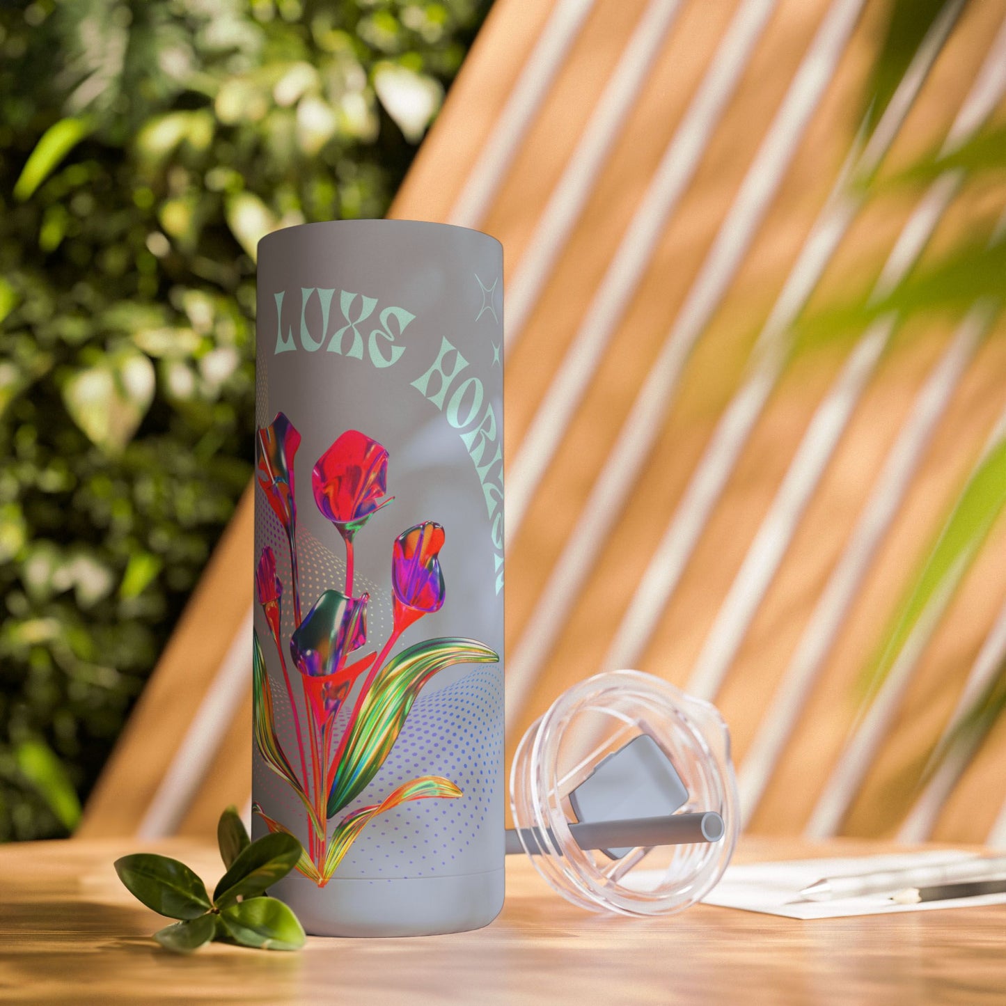 Tumbler Luxe Horizon Floral - 20oz Elegant and powerful
