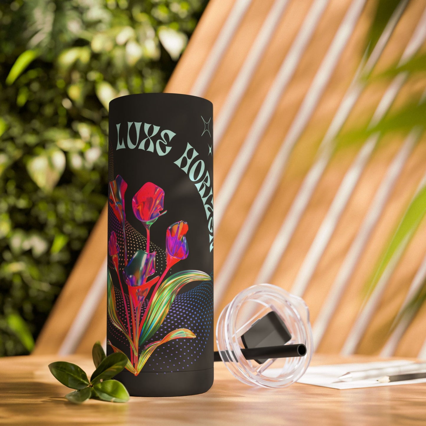 Tumbler Luxe Horizon Floral - 20oz Elegant and powerful