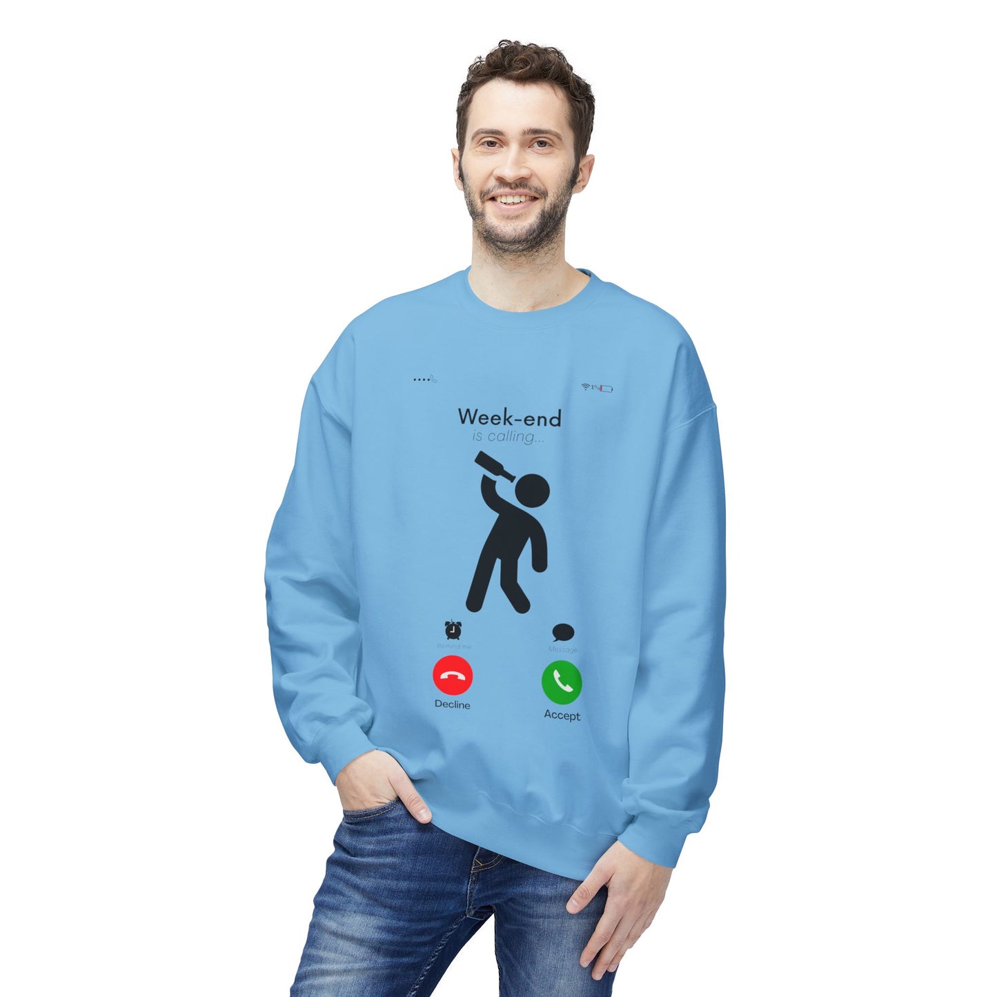 Weekend Call Sweatshirt - Answer the Fun
