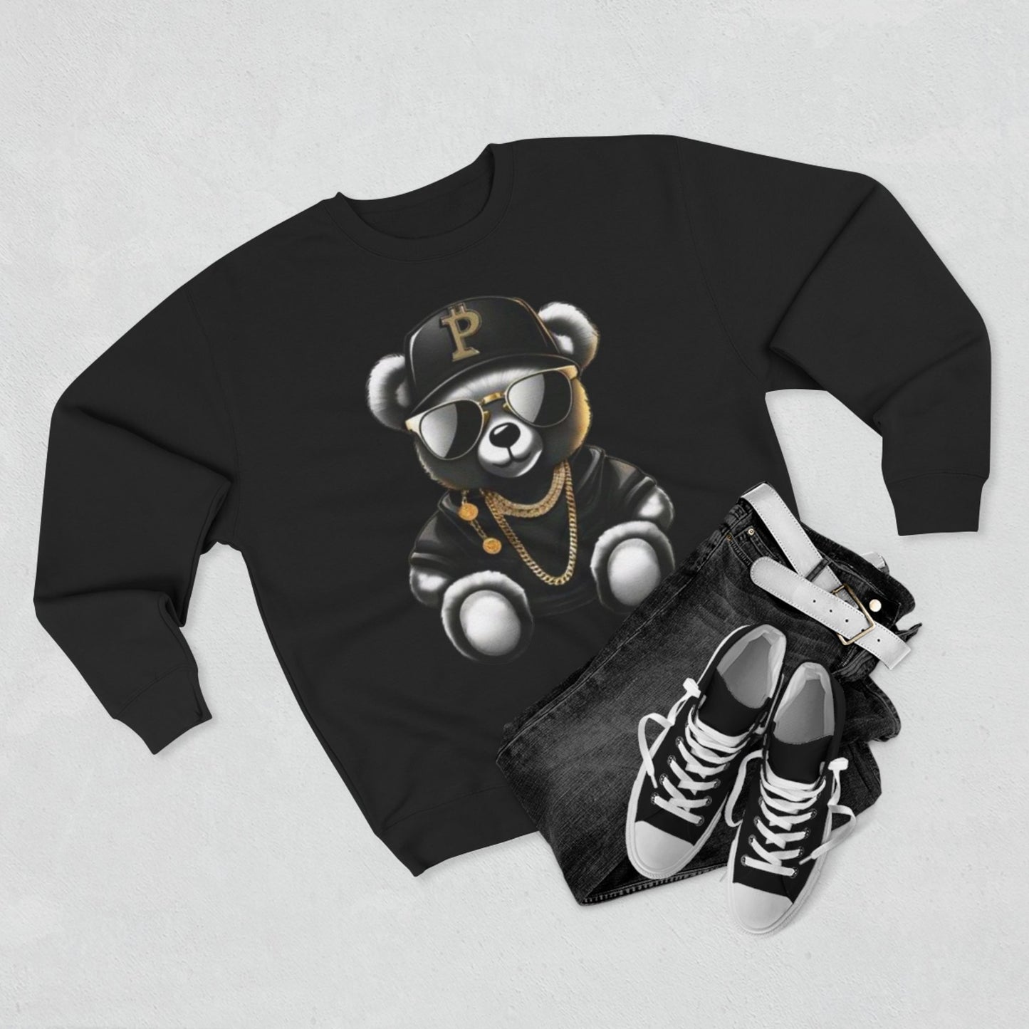 Hip Hop Teddy Sweatshirt - Urban Coolness Redefined
