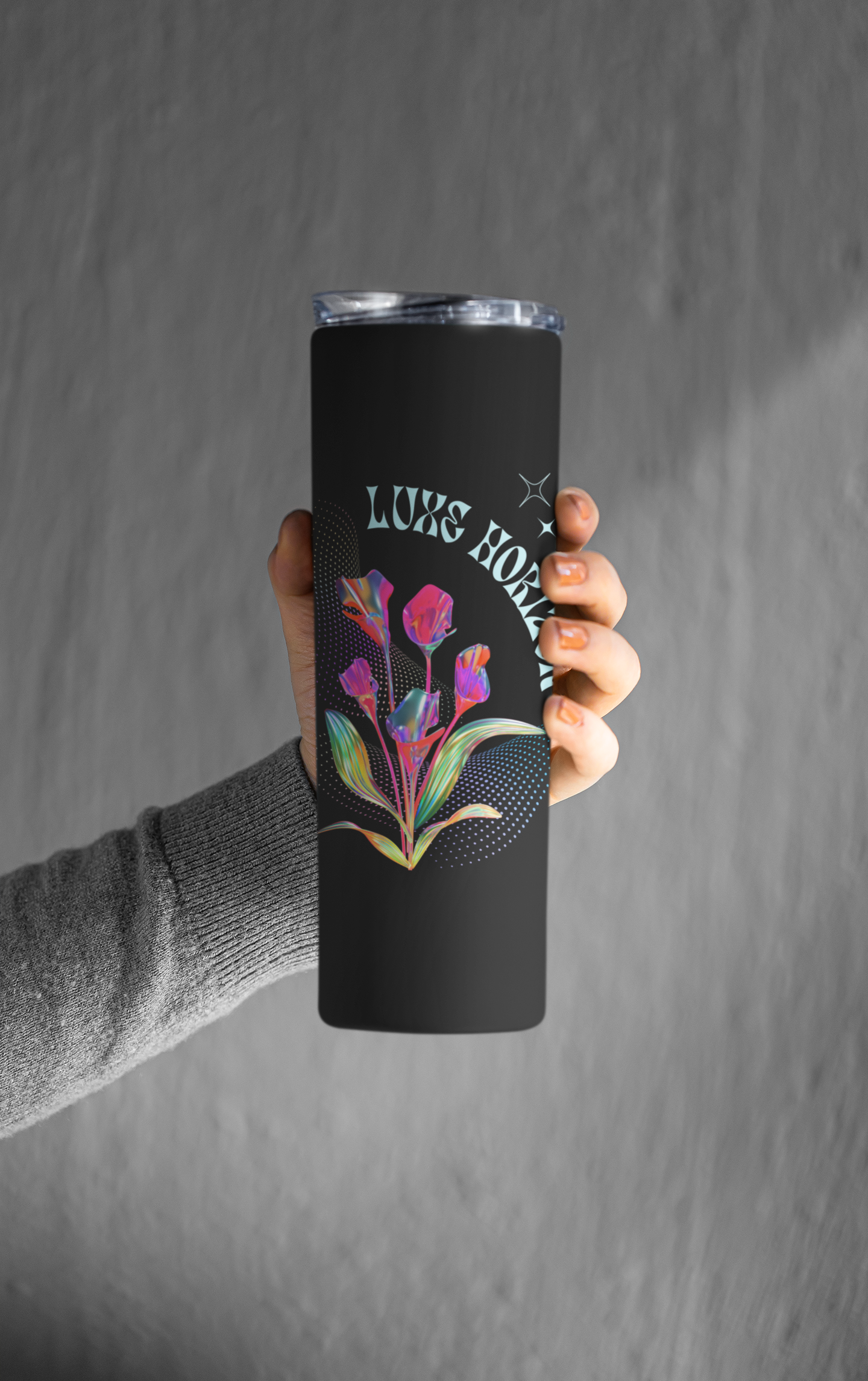 Tumbler Luxe Horizon Floral - 20oz Elegant and powerful