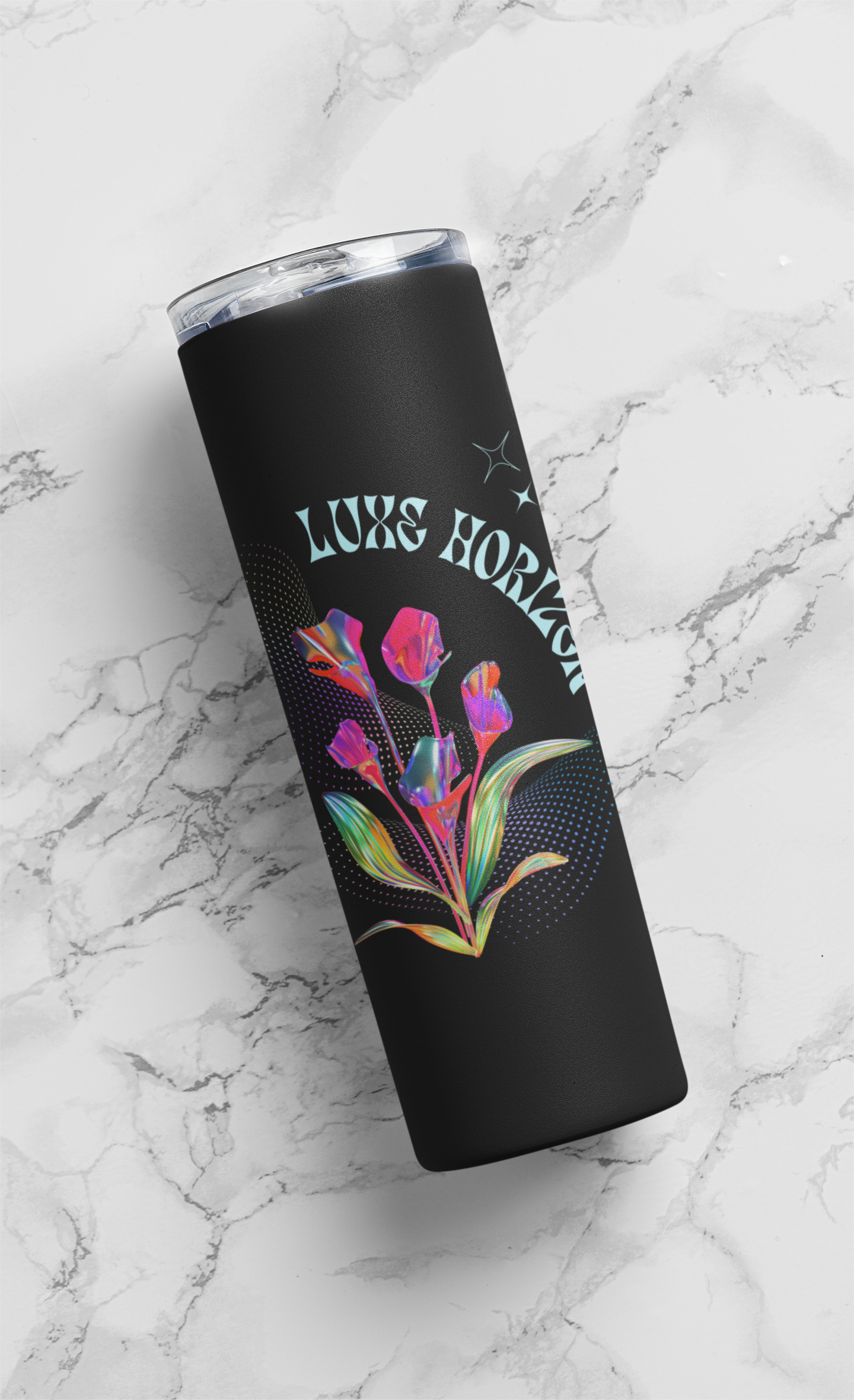 Tumbler Luxe Horizon Floral - 20oz Elegant and powerful