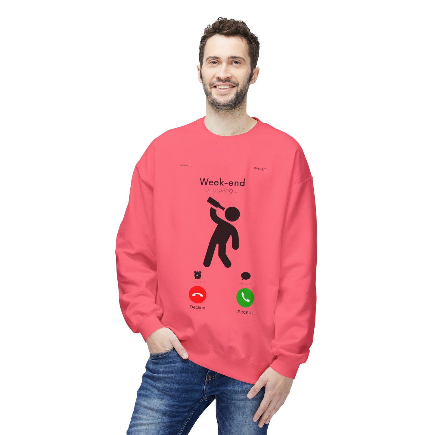 Weekend Call Sweatshirt - Answer the Fun