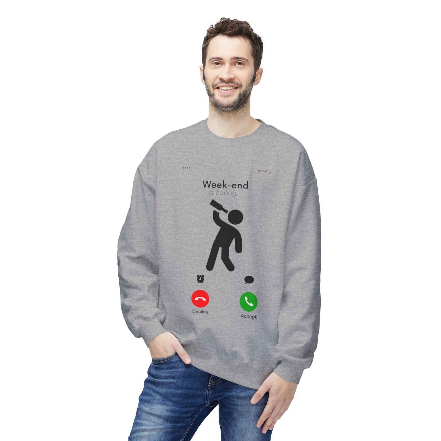 Weekend Call Sweatshirt - Answer the Fun