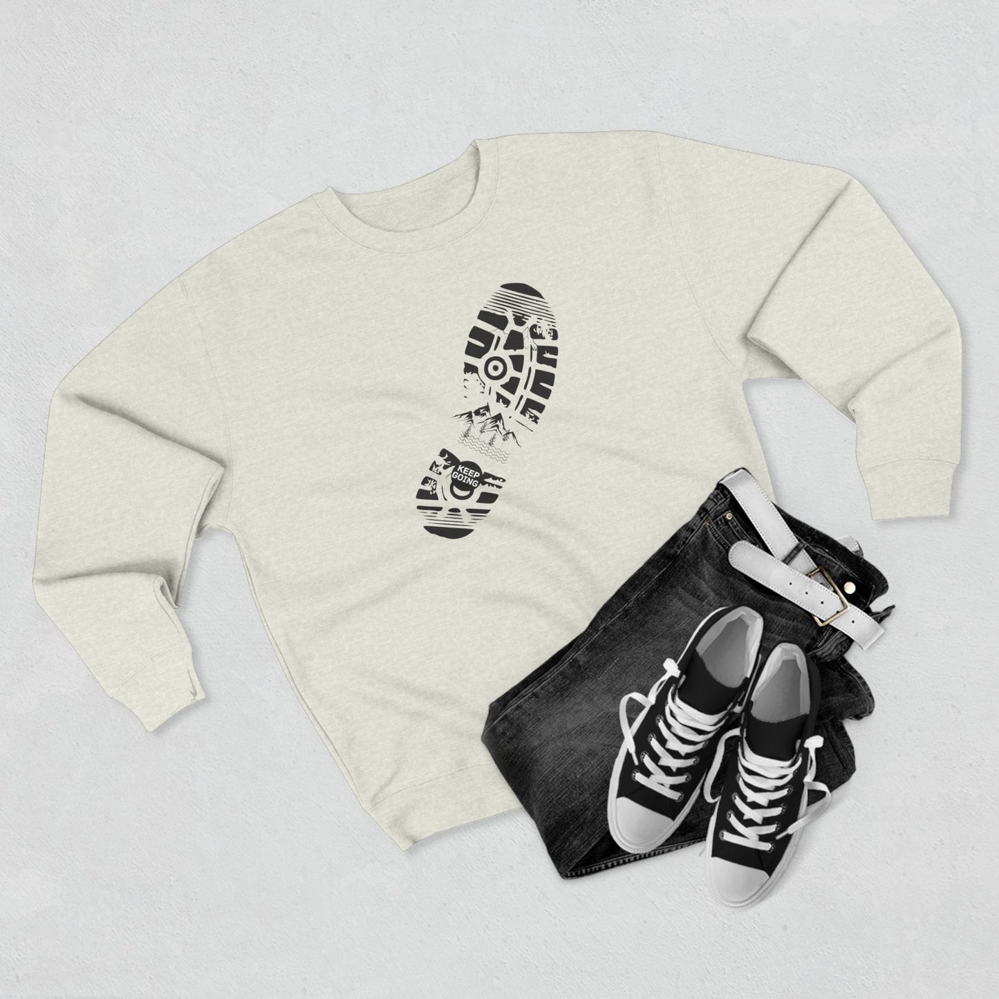 Adventure Steps Sweatshirt - Leave Your Mark
