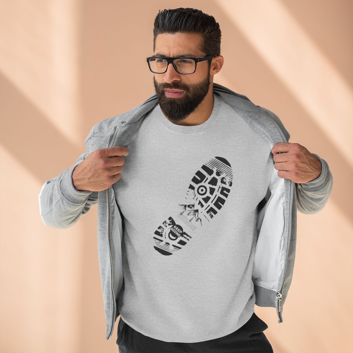 Adventure Steps Sweatshirt - Leave Your Mark