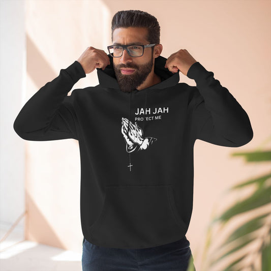 Jah Jah Protect Me Hoodie - Spiritual Fleece Sweatshirt for Comfort & Style