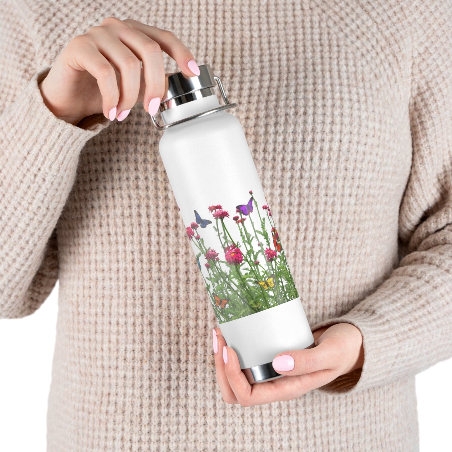 Radiant Nature Bottle - 20oz Floral Elegance