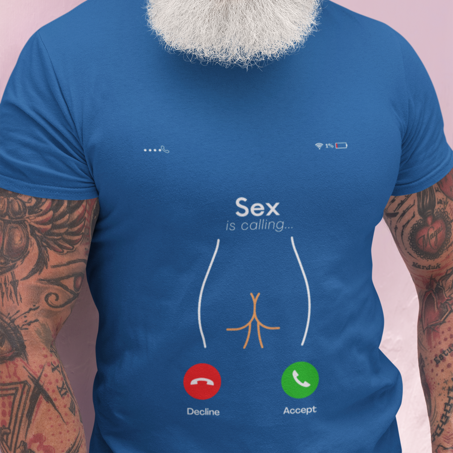 Sex is Calling T-Shirt - Bold and Playful Statement