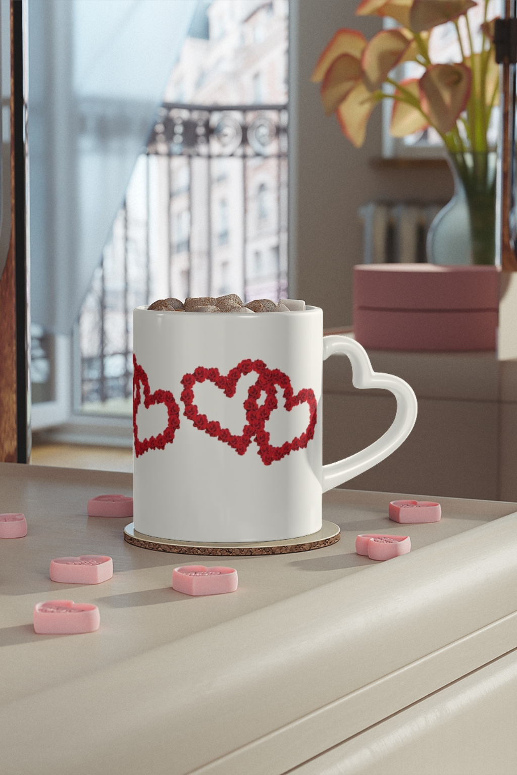 Heartfelt Love Mug - Drink with Passion