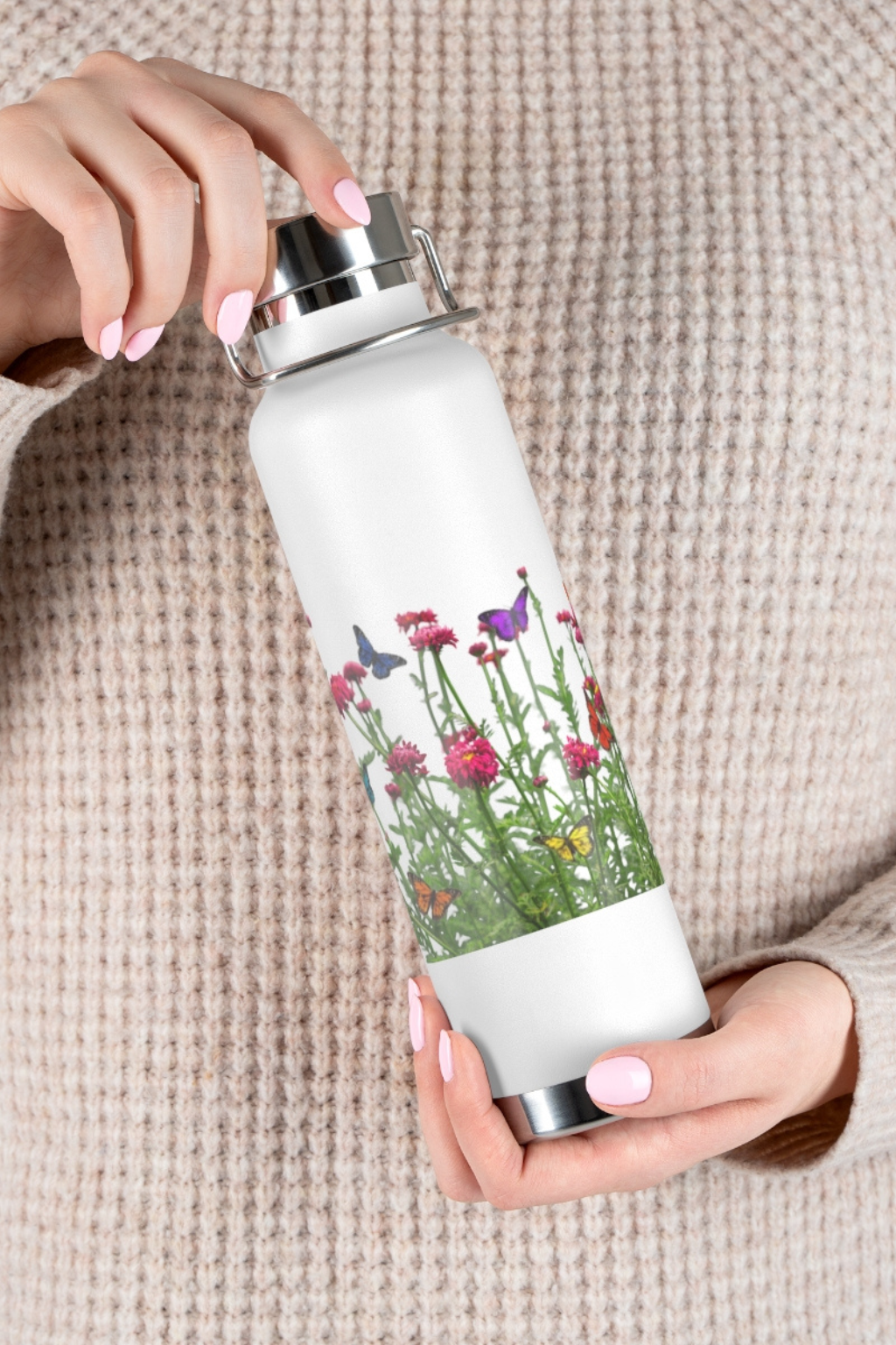 Radiant Nature Bottle - 20oz Floral Elegance