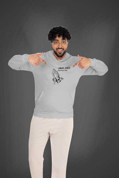 Jah Jah Protect Me Hoodie - Spiritual Fleece Sweatshirt for Comfort & Style