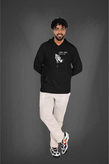 Jah Jah Protect Me Hoodie - Spiritual Fleece Sweatshirt for Comfort & Style
