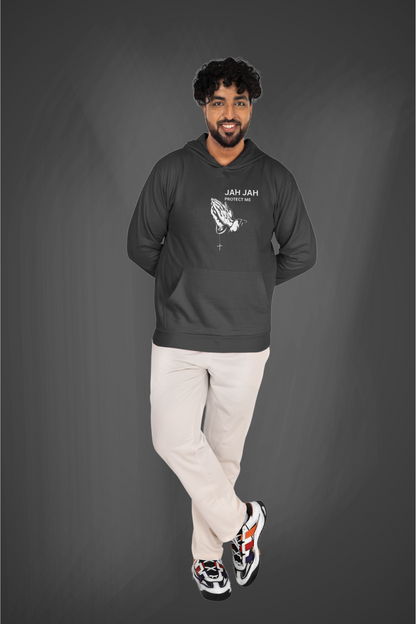 Jah Jah Protect Me Hoodie - Spiritual Fleece Sweatshirt for Comfort & Style