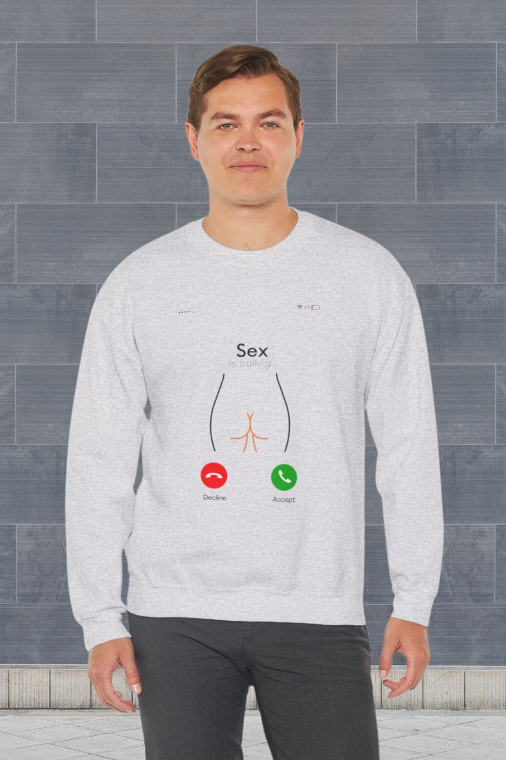 Sex is Calling Sweatshirt - Bold and Fun Design