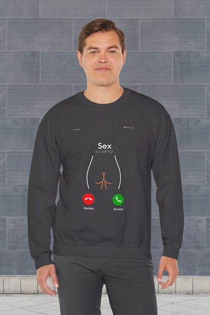 Sex is Calling Sweatshirt - Bold and Fun Design