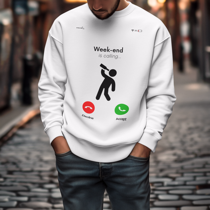 Weekend Call Sweatshirt - Answer the Fun