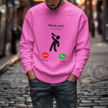 Weekend Call Sweatshirt - Answer the Fun