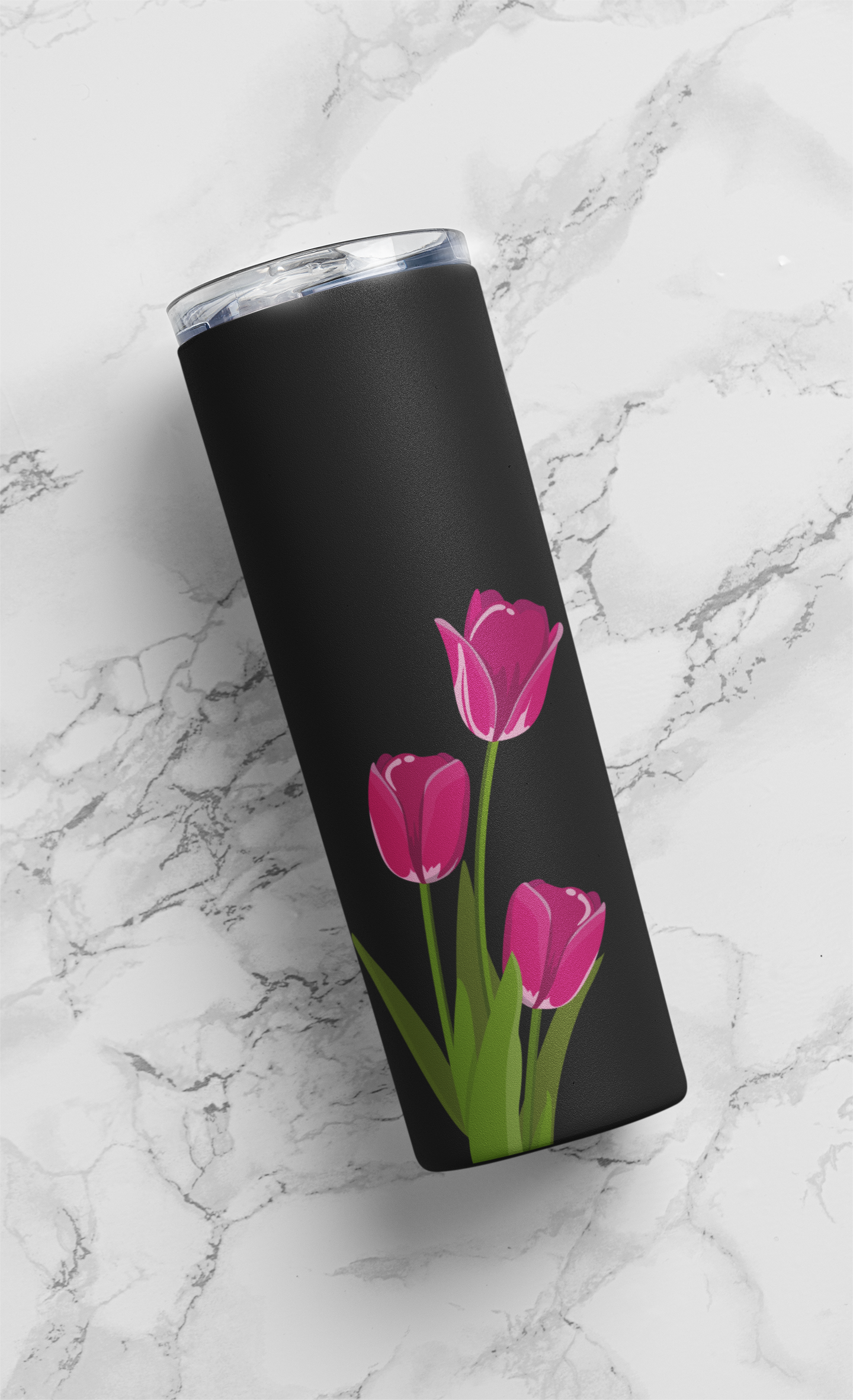 Tumbler Tulip Charm - 20oz Elegance in Bloom