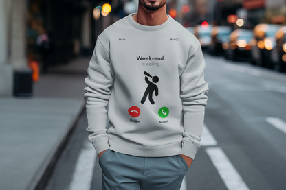 Weekend Call Sweatshirt - Answer the Fun